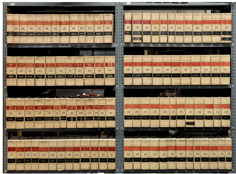 UNITED STATES REPORTS. VOLS 398-465; 467-496 (1969-1990), IN 98 BOOKS. United States Supreme Court