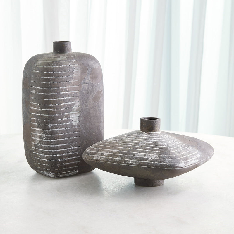 Harbog Lantern Vase-Soot-Wide