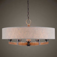 Load image into Gallery viewer, Woodall, 6 LT Chandelier
