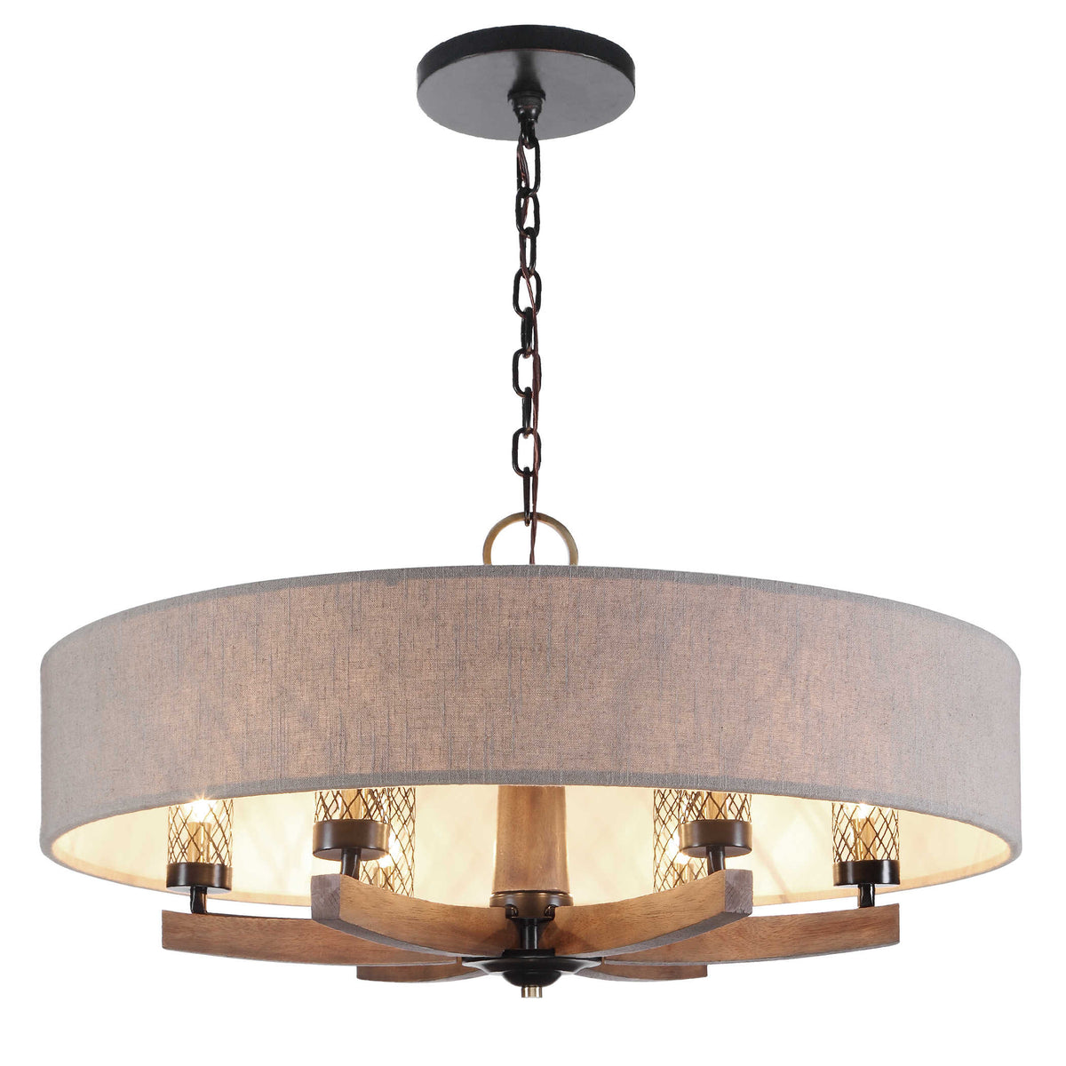 Woodall, 6 LT Chandelier