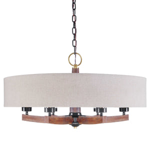 Woodall, 6 LT Chandelier