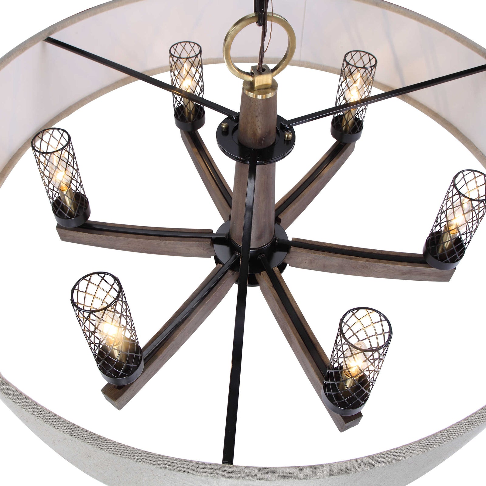 Woodall, 6 LT Chandelier
