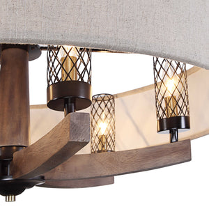 Woodall, 6 LT Chandelier