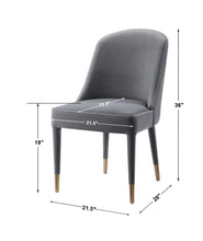 Load image into Gallery viewer, Brie Armless Chair, Gray, 2 Per Box
