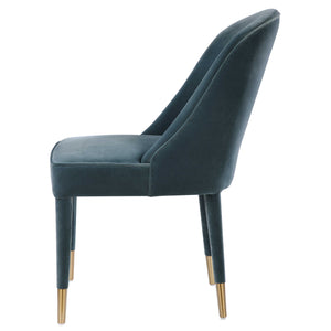 Brie Armless Chair, Blue, 2 Per Box