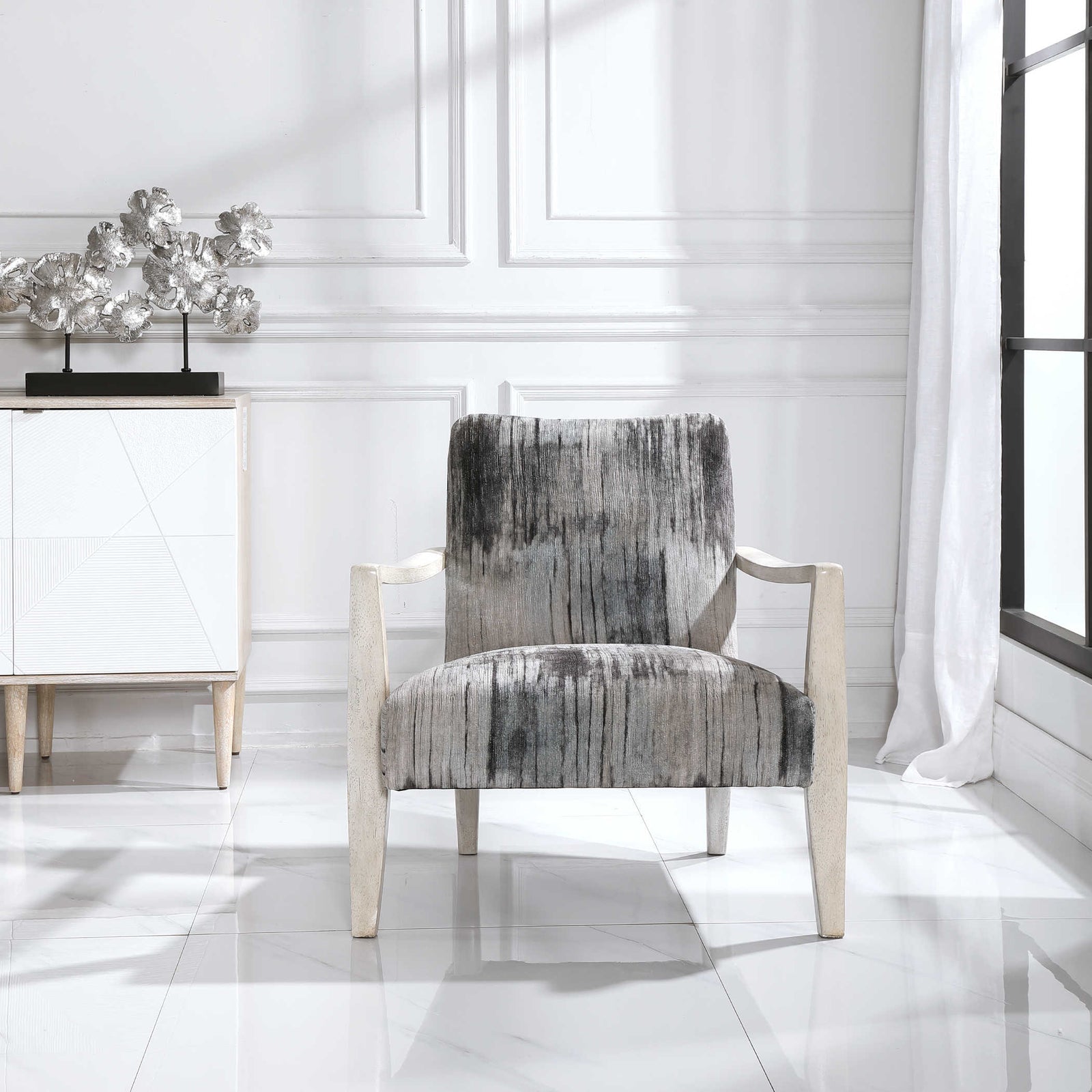 Watercolor Accent Chair