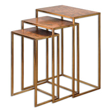 Load image into Gallery viewer, Copres Nesting Tables, S/3
