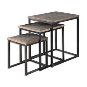 Bomani Nesting Tables, S/3