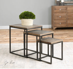 Bomani Nesting Tables, S/3