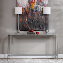 Load image into Gallery viewer, Hayley Console Table, Silver
