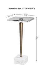 Load image into Gallery viewer, Campeiro Drink Table, Brass
