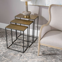 Load image into Gallery viewer, Coreene Nesting Tables S/3, Gold
