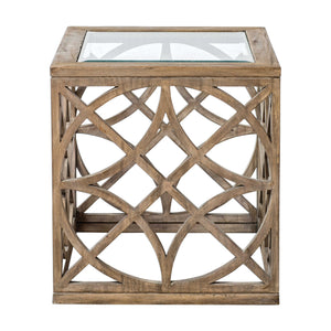 Janeva Side Table, Wheat