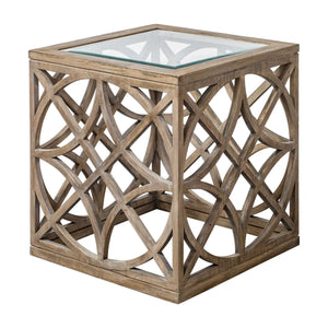 Janeva Side Table, Wheat