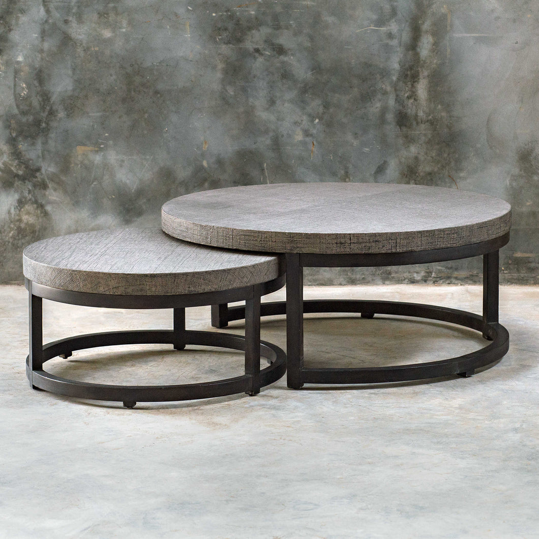 Aiyara Nesting Coffee Table, S/2