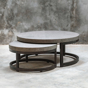 Aiyara Nesting Coffee Table, S/2