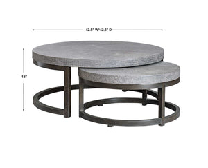 Aiyara Nesting Coffee Table, S/2