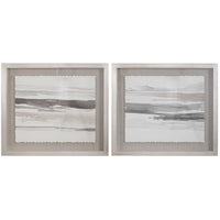 Neutral Landscape Framed Prints, S/2