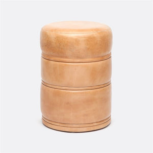 Vaughn Leather Stool