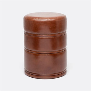 Vaughn Leather Stool