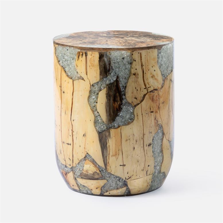 Wyatt Tamarind Wood Stool