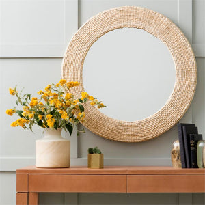 Amani Round Mirror