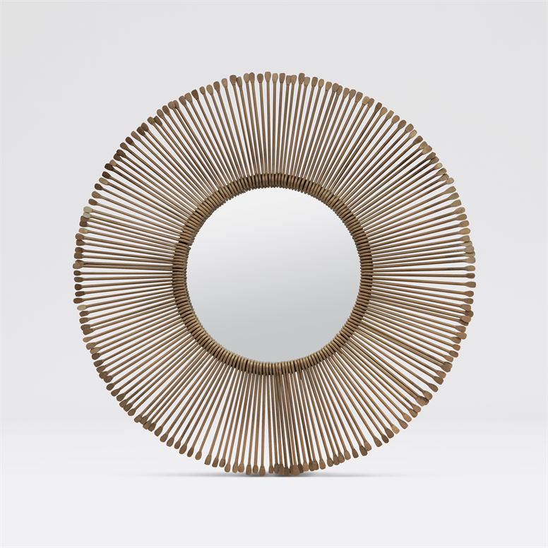Dawn Metal Rods Mirror