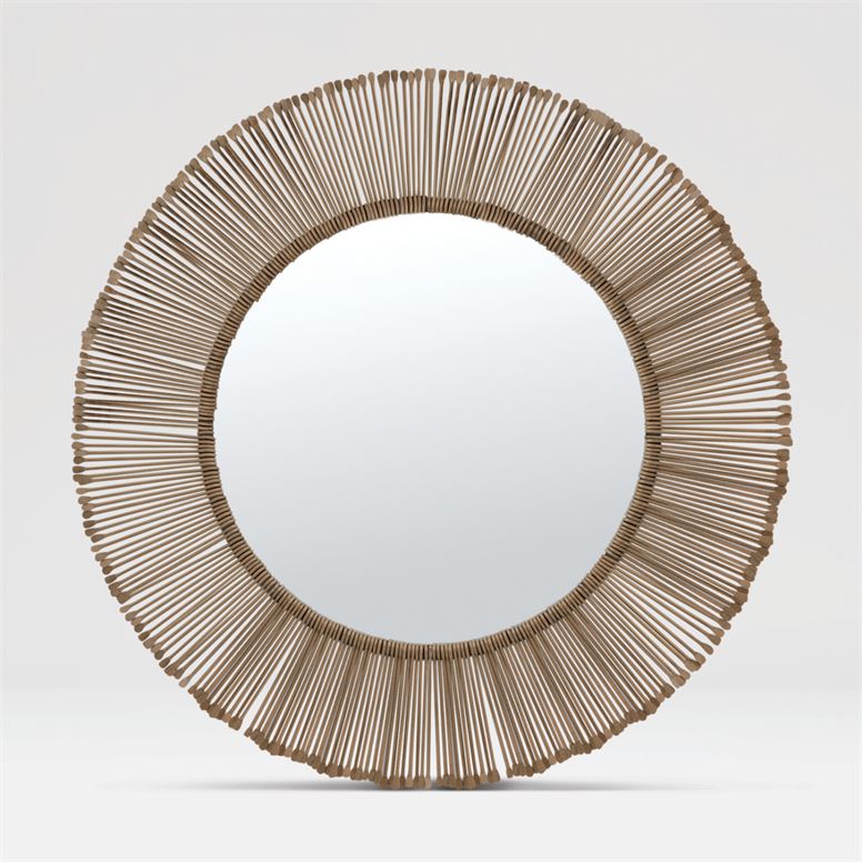 Dawn Metal Rods Mirror