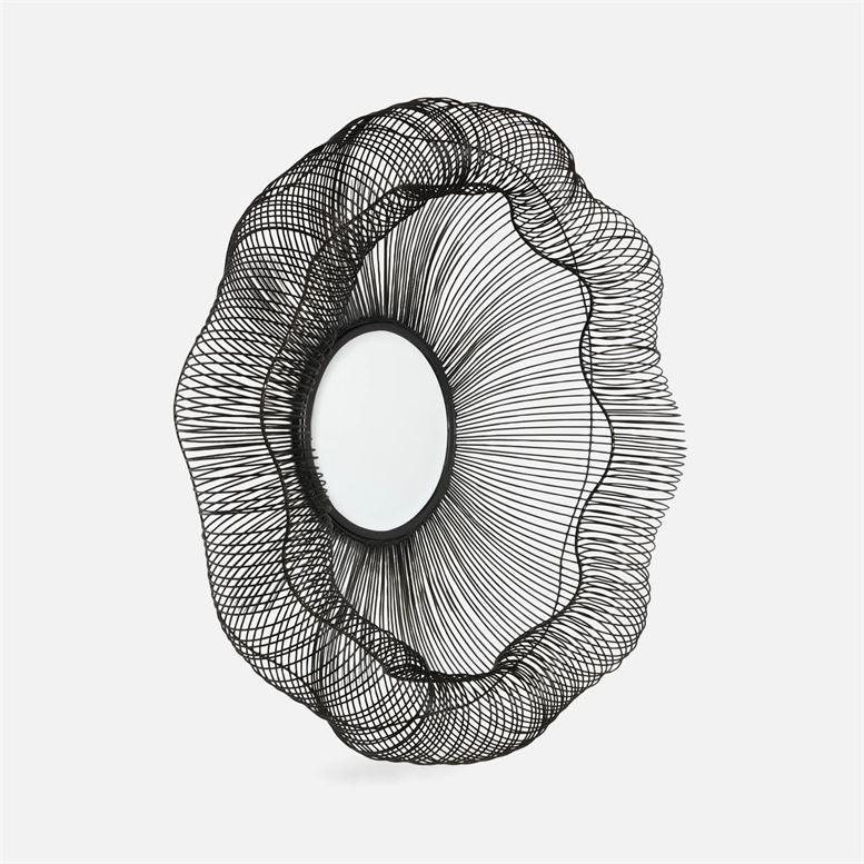 Kaylee Black Wired Mirror