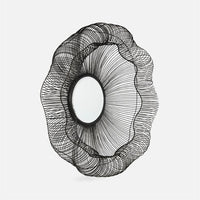 Kaylee Black Wired Mirror