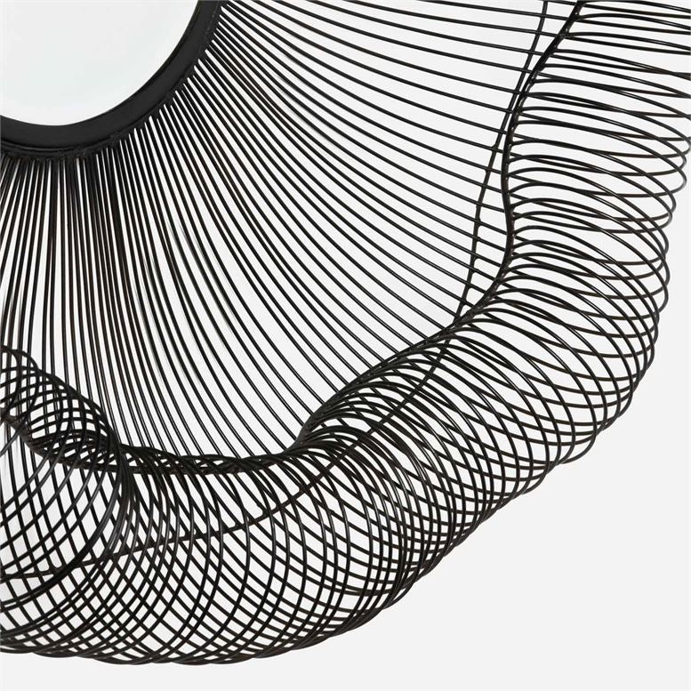 Kaylee Black Wired Mirror