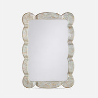 Libby Chunky Scallop-edged Mirror
