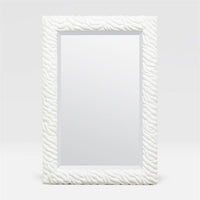 Lucinda White Resin Mirror