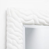 Lucinda White Resin Mirror