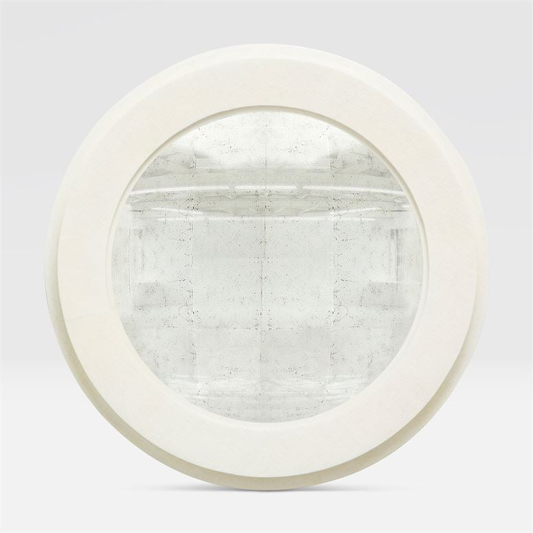 Suzette Mirror-silver Antiqued Panel