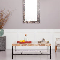Tabor Petrified Wood Mirror Frame
