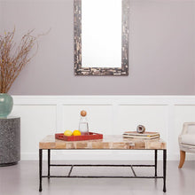 Load image into Gallery viewer, Tabor Petrified Wood Mirror Frame
