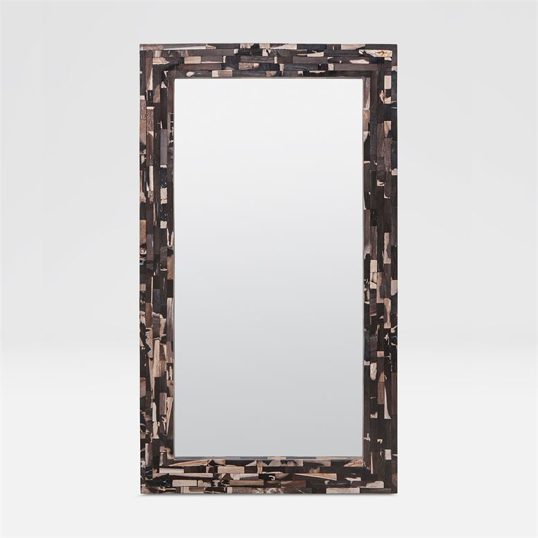 Tabor Petrified Wood Mirror Frame