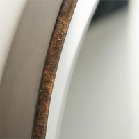Thadeus Antiqued Metalized Ring Mirror