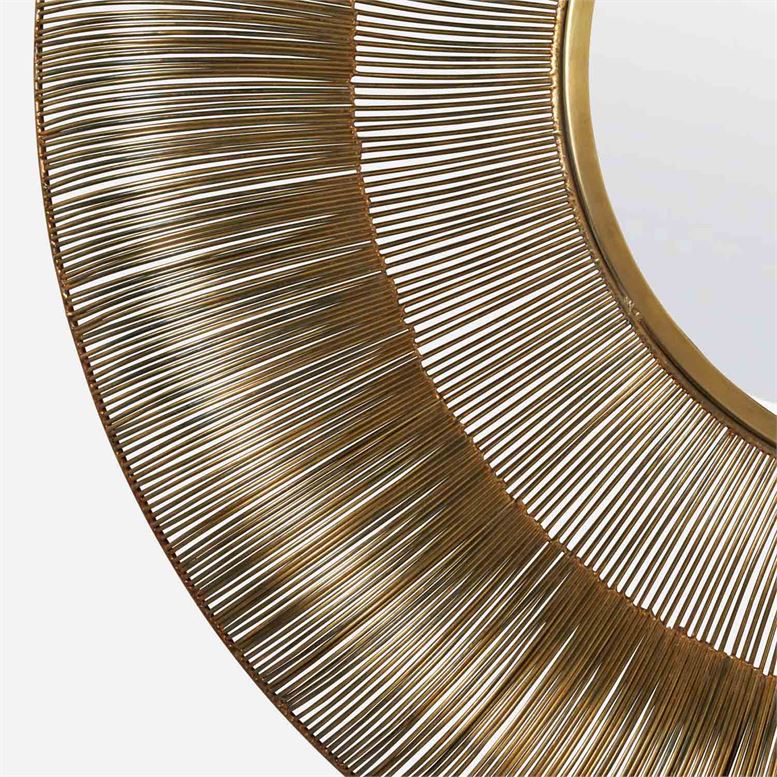 Toryn Antique Brass and Iron Frame