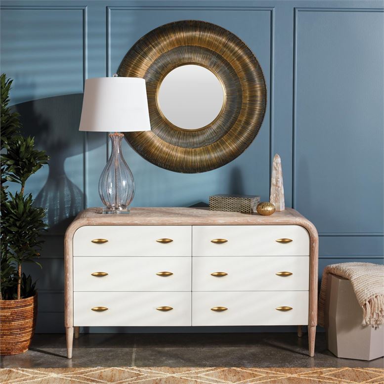 Toryn Antique Brass and Iron Frame