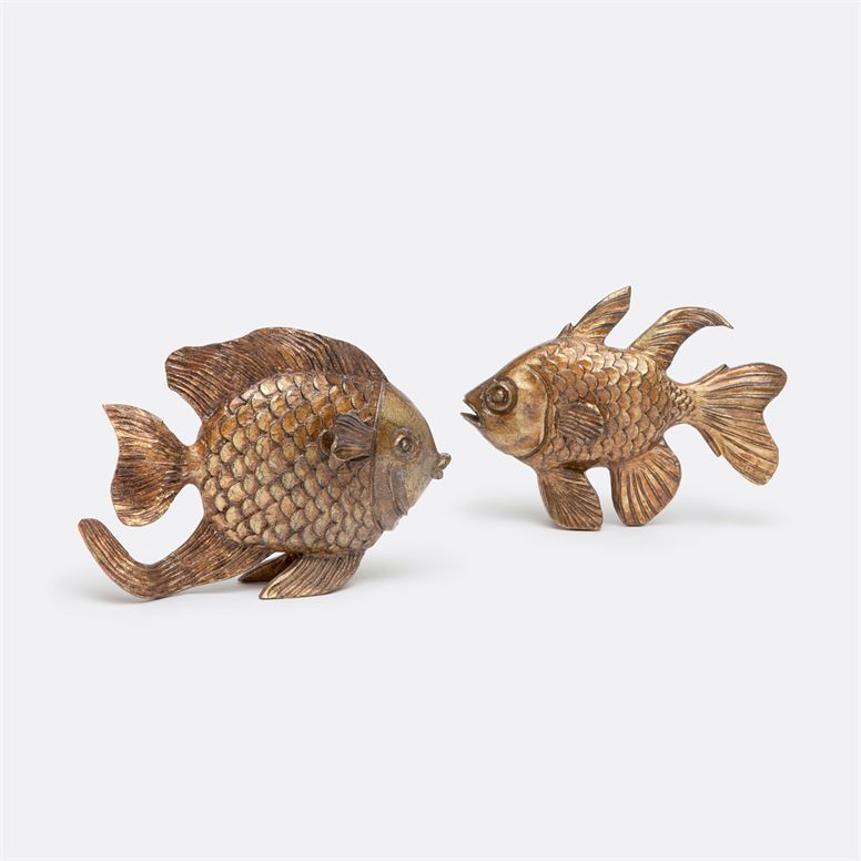 Sahen Antiqued Gold Fish