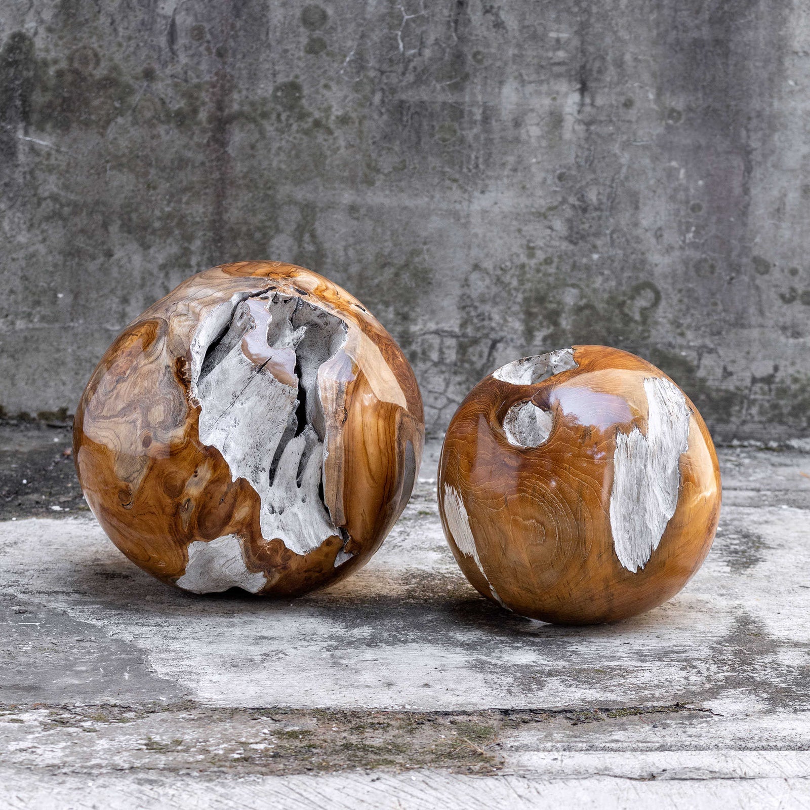 Teak Rounds, S/2