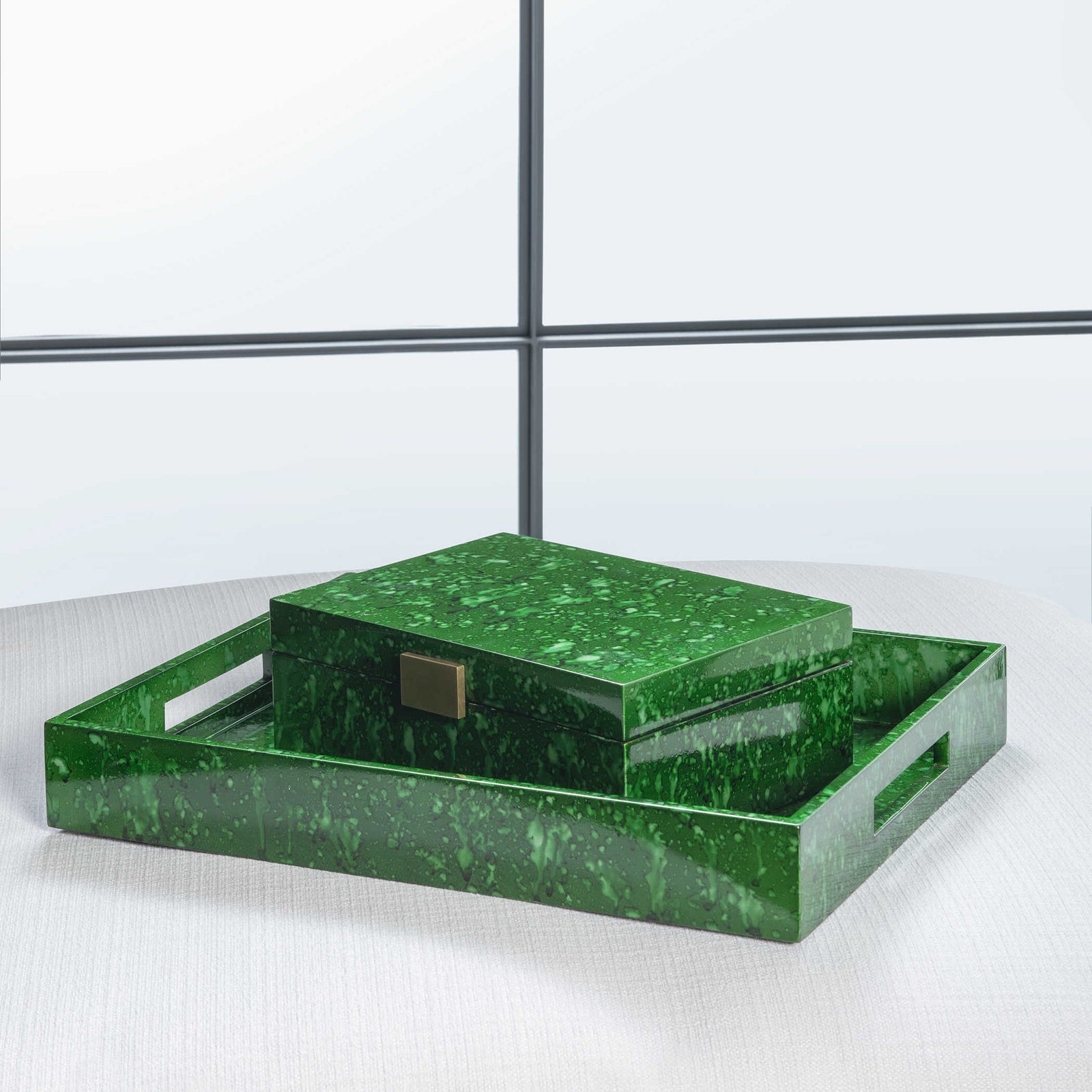 Weathered Emerald Tray