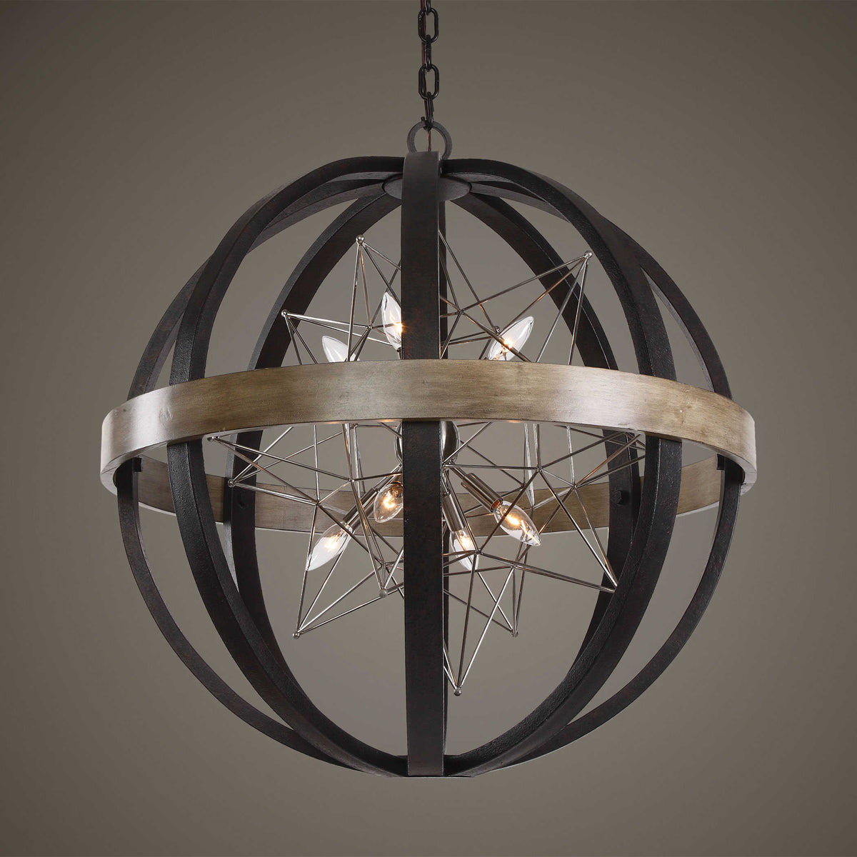 Polaris, 8 LT Large Chandelier