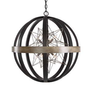 Polaris, 8 LT Large Chandelier