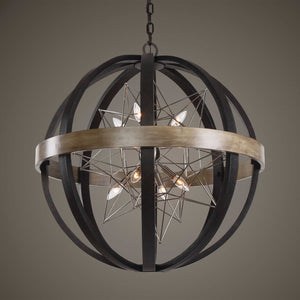 Polaris, 8 LT Large Chandelier