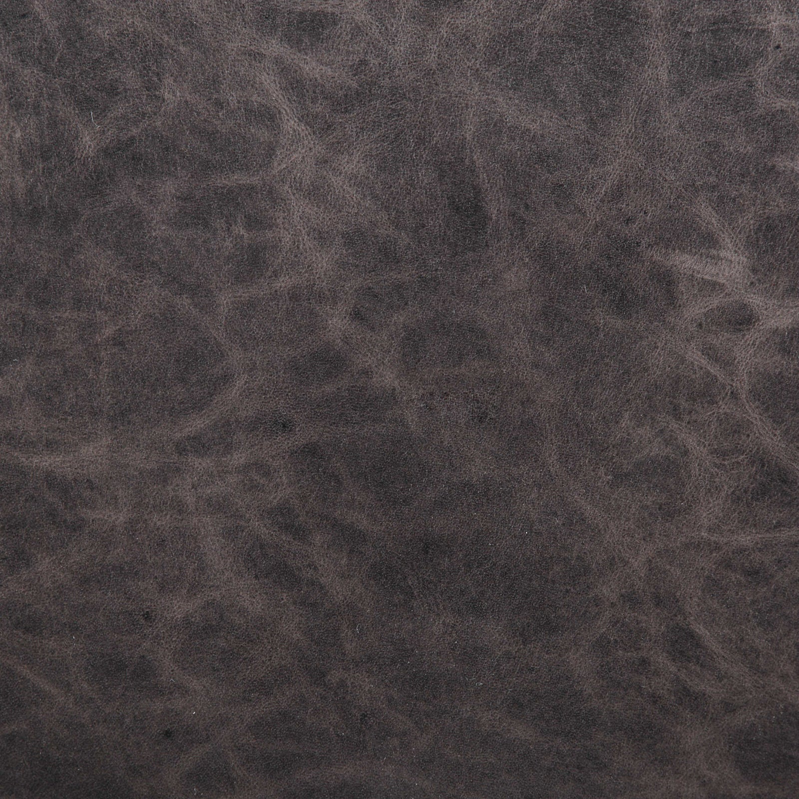 Roosevelt Leather Revtangle Ottoman, Smoke