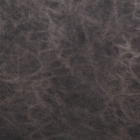Roosevelt Leather Revtangle Ottoman, Smoke