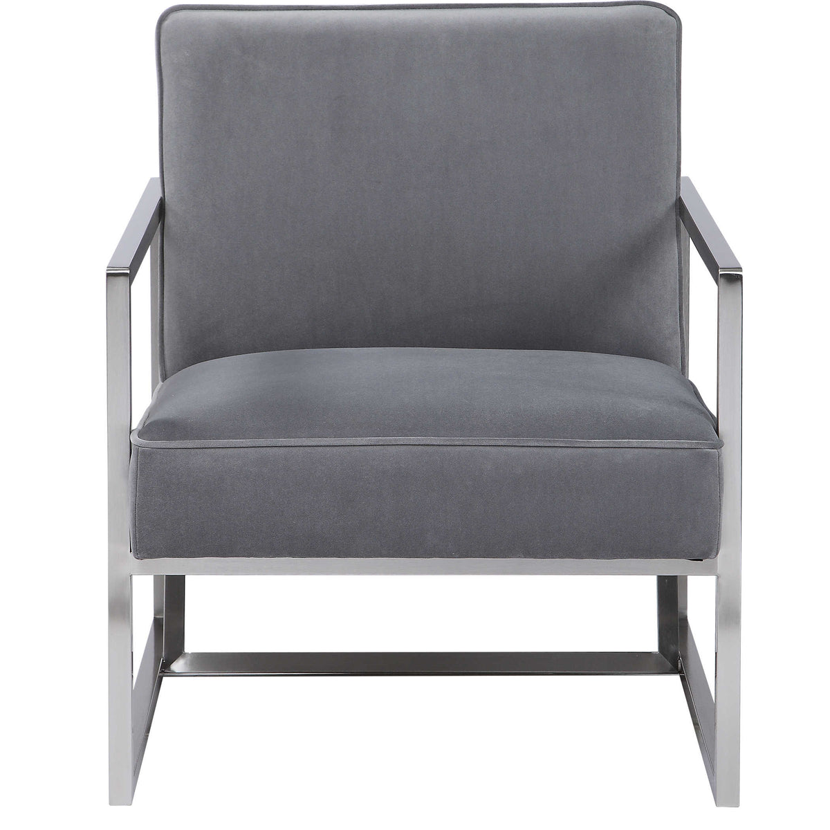 Hartigan Accent Chair, Nickel